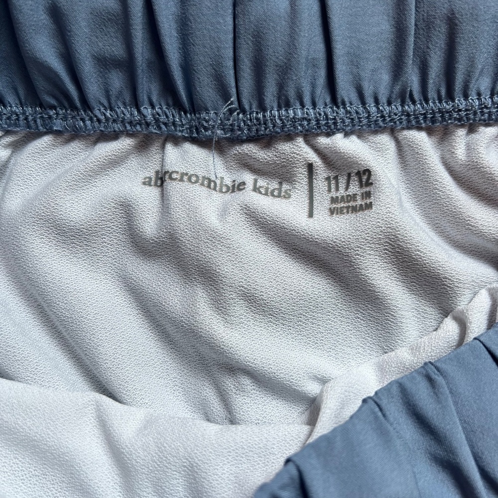 abercrombie Kids Slate Blue Running Shorts size 11/12 - Picture 4 of 8